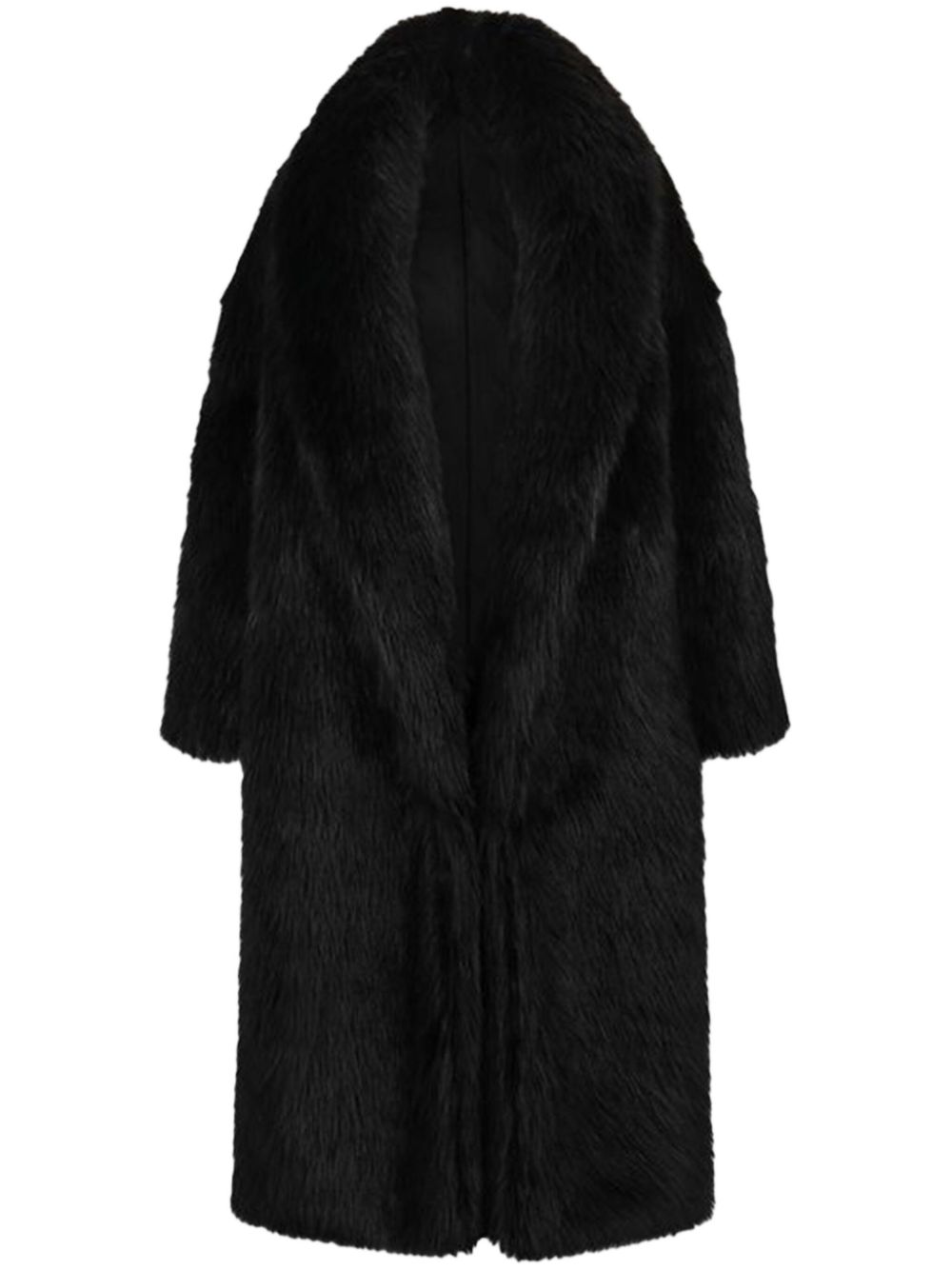 faux fur oversized coat