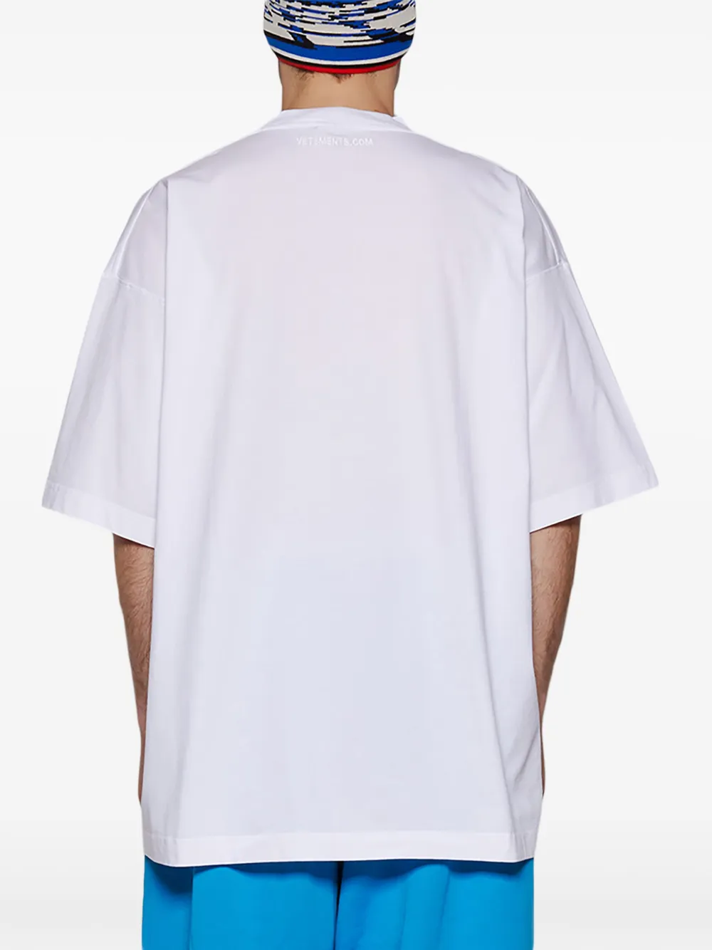 VETEMENTS Website T-shirt met logo Wit