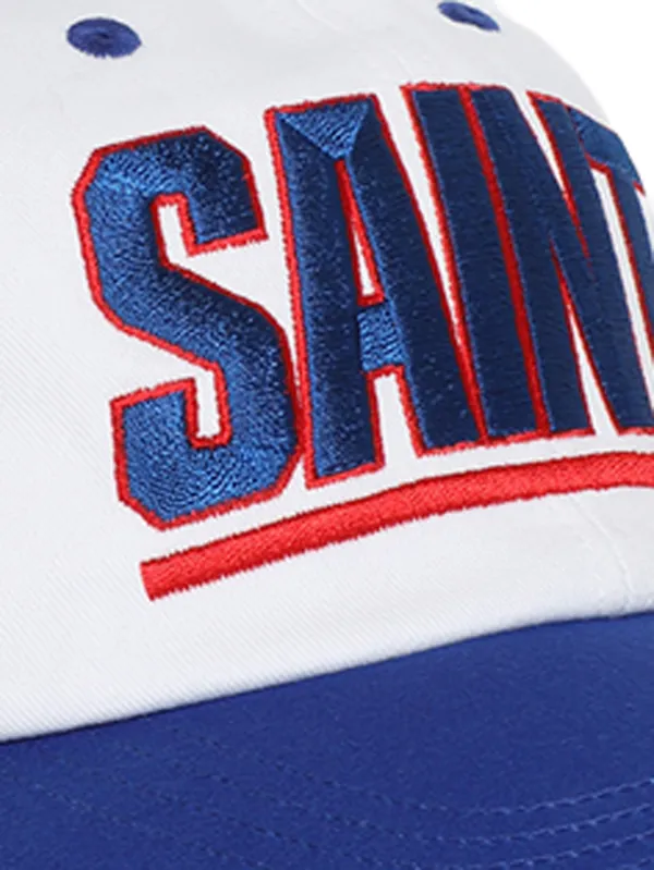 SAINT MXXXXXX embroidered-logo Cotton Cap | White | FARFETCH