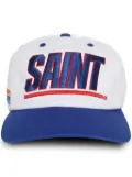 SAINT MXXXXXX embroidered-logo cotton cap - White