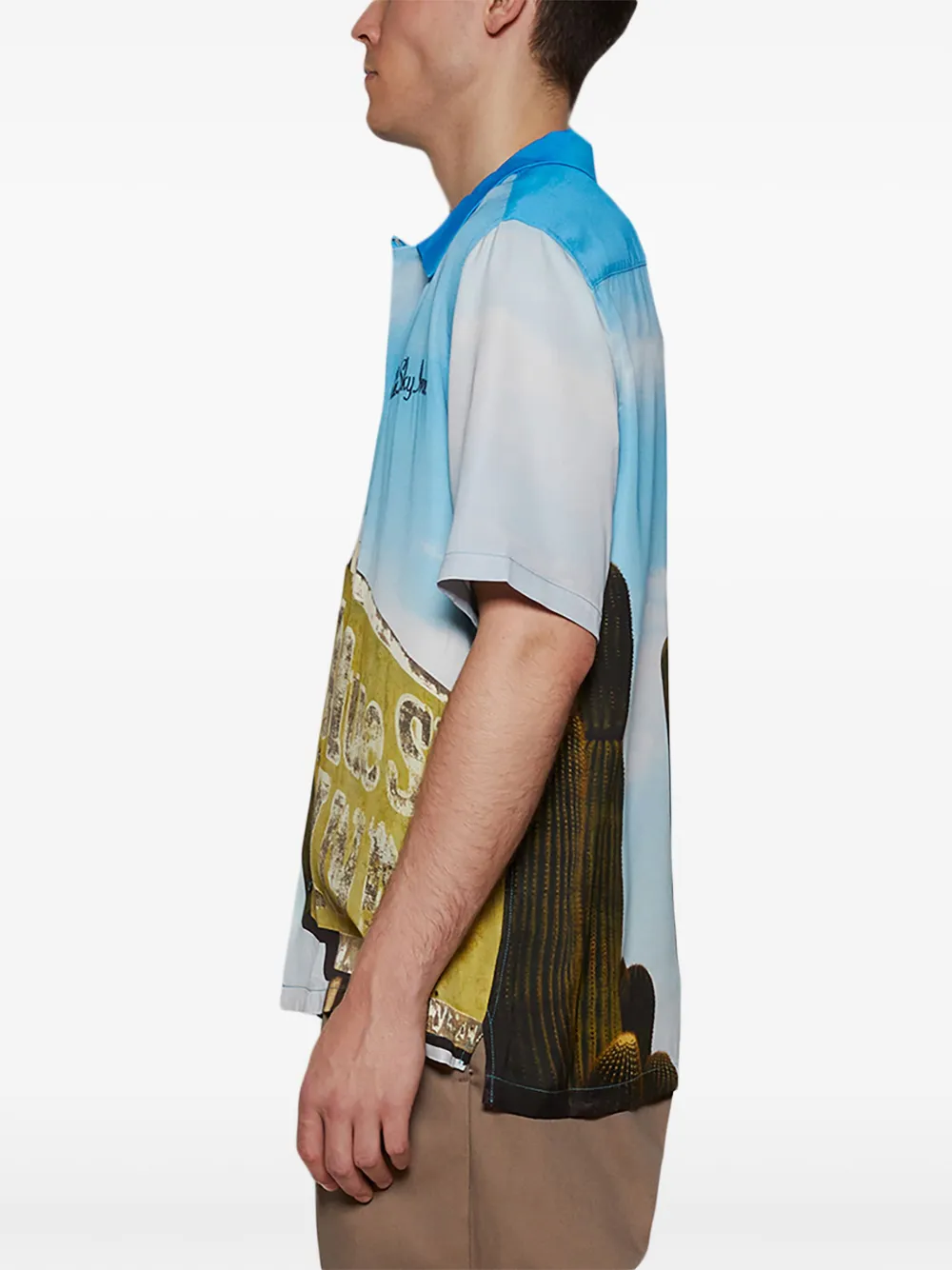 BLUE SKY INN Cactus overhemd Blauw