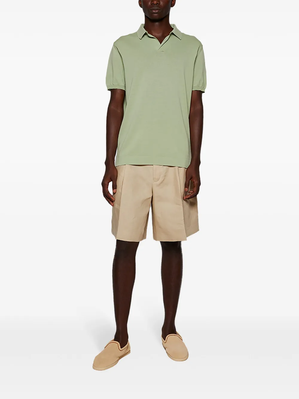 Loro Piana Linnen bermuda shorts - Beige