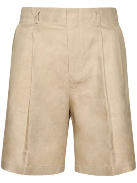 Loro Piana linen bermuda shorts