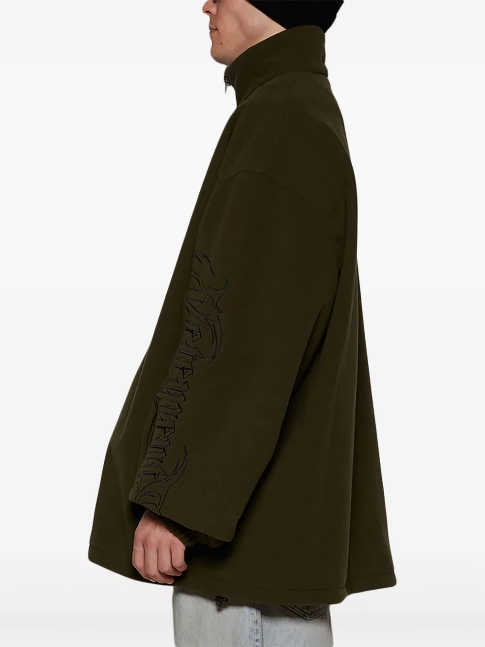 VETEMENTS Fleece jack Groen