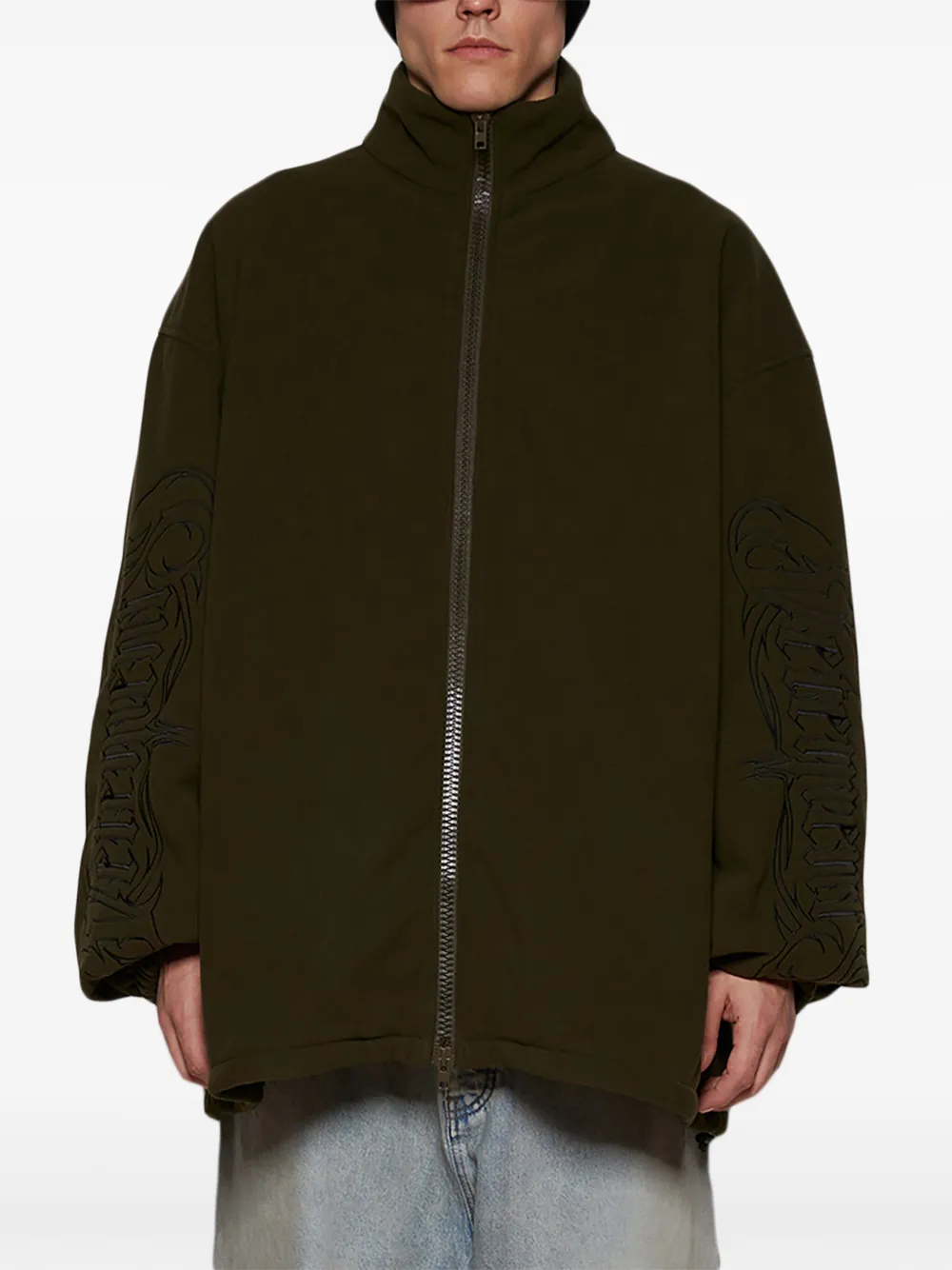VETEMENTS Fleece jack Groen