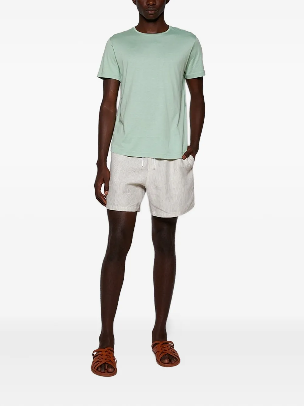Loro Piana T-shirt met korte mouwen Groen