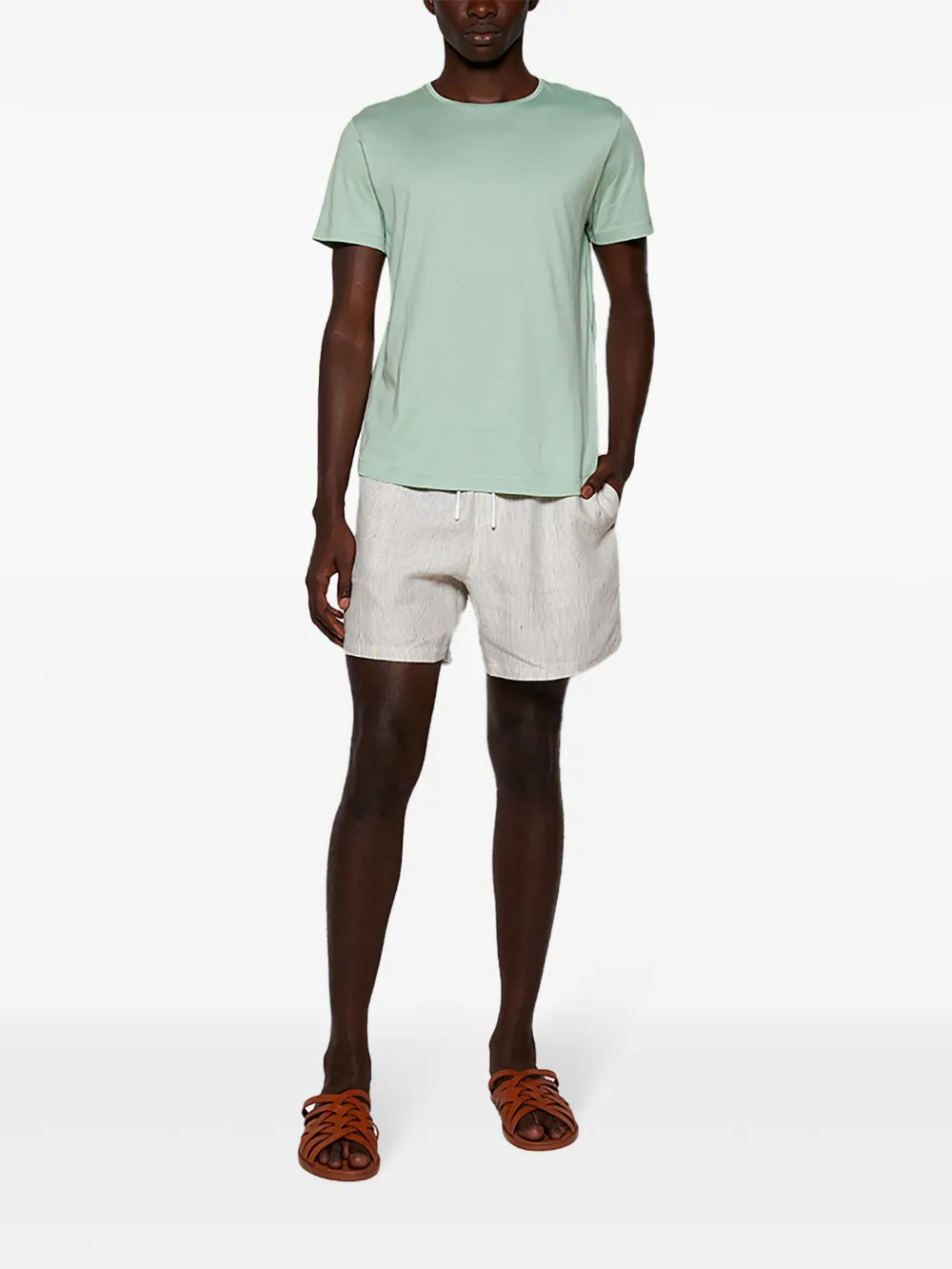 Loro Piana Gestreepte shorts - Wit