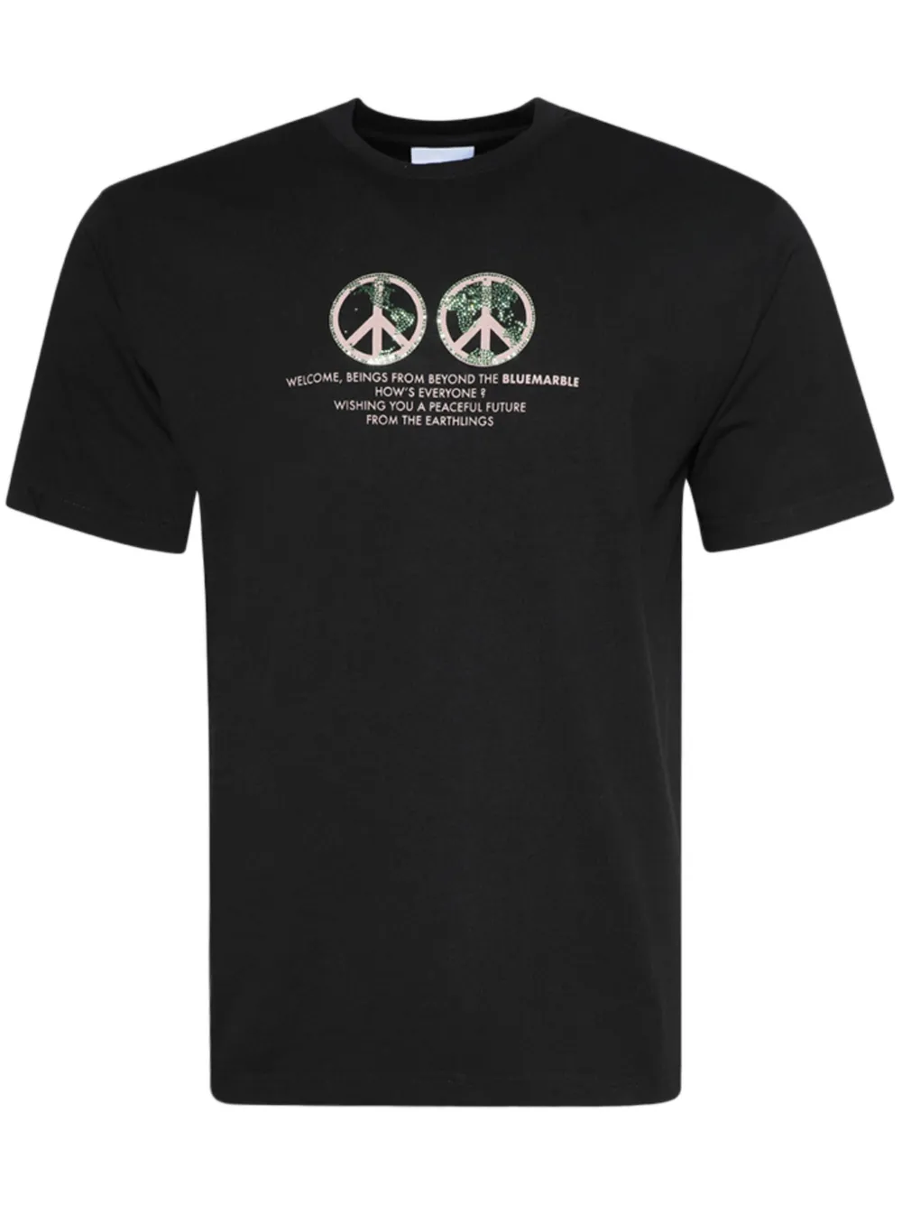 BLUEMARBLE Peace Corps T-shirt | Black | Image 1