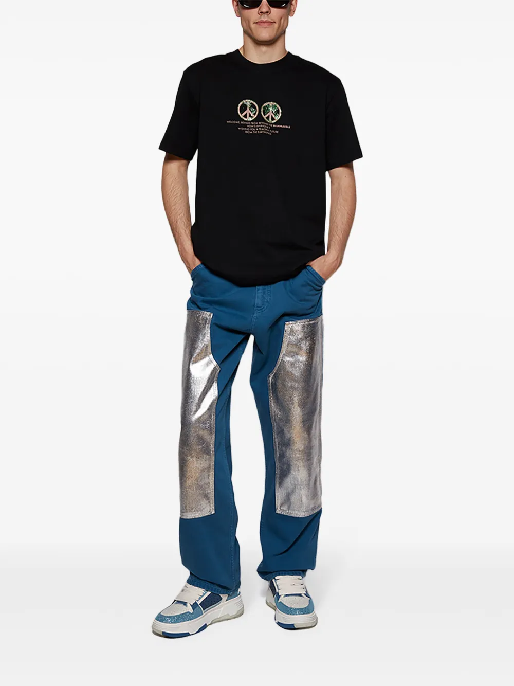 BLUEMARBLE Peace Corps T-shirt - Zwart