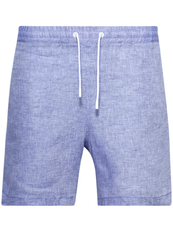 Loro Piana Bay Solaire Bermuda Shorts in Blue