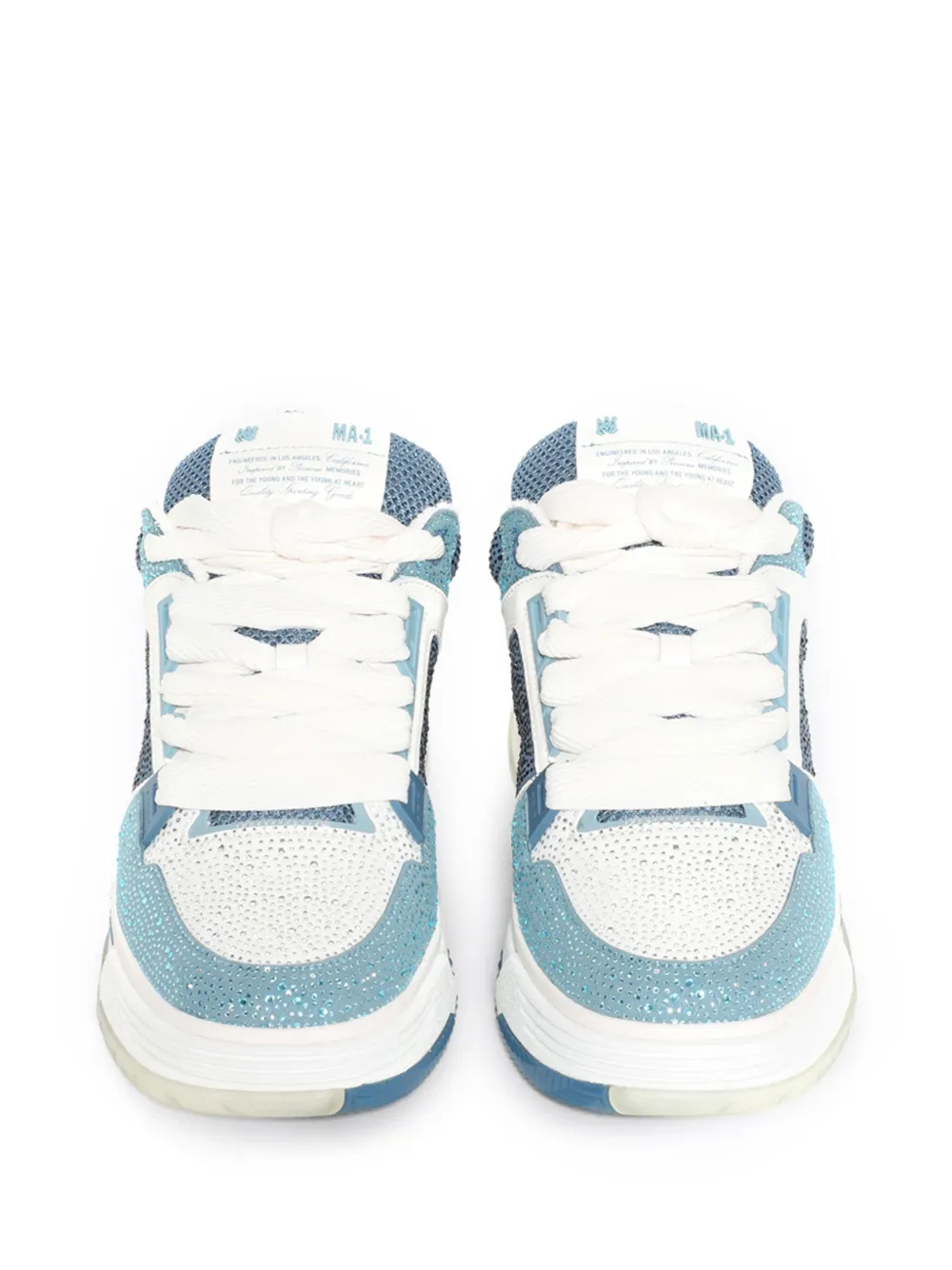 AMIRI MA-1 sneakers met kristallen Blauw