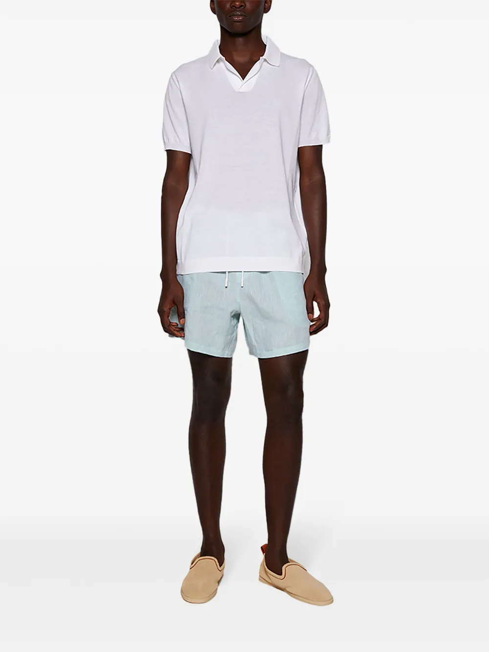 Loro Piana New Bay poloshirt - Wit