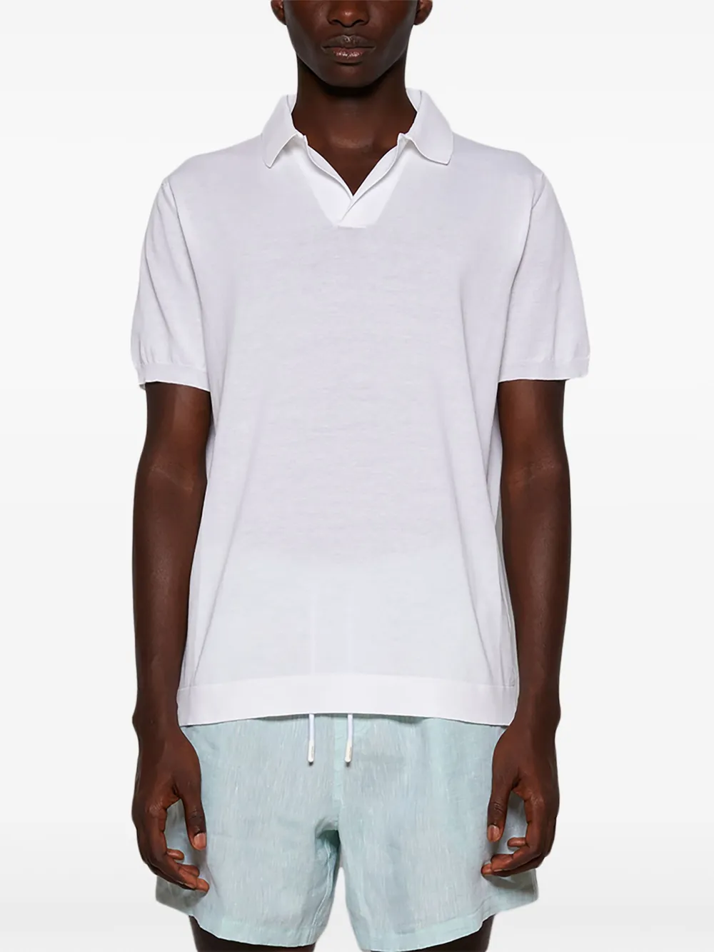 Loro Piana New Bay poloshirt Wit