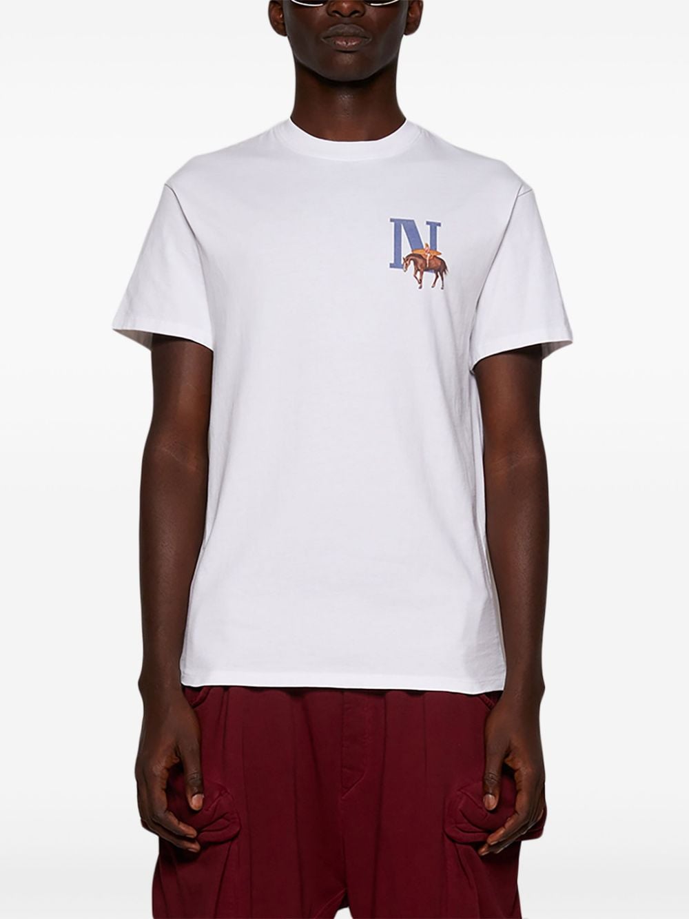 Shop Nahmias Shores T-shirt In White