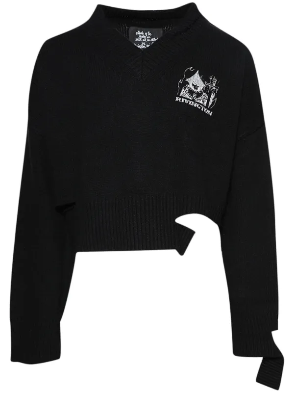 RRR123 Penta cropped knit