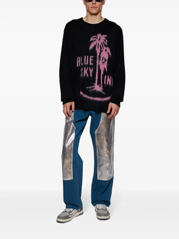 AMIRI Crystal Skel Top スニーカー | グレー | FARFETCH JP