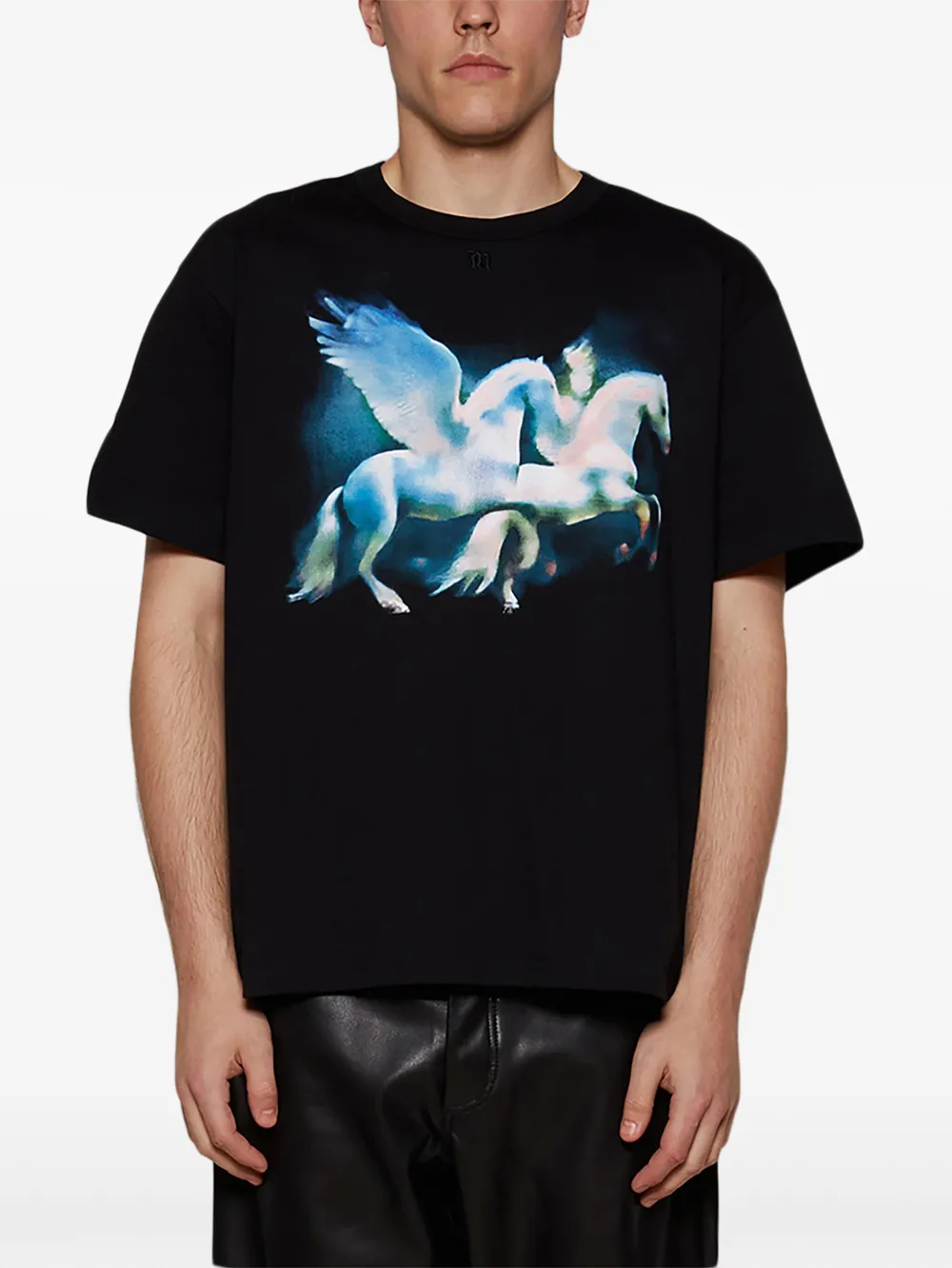 Misbhv Horses T-shirt In Black