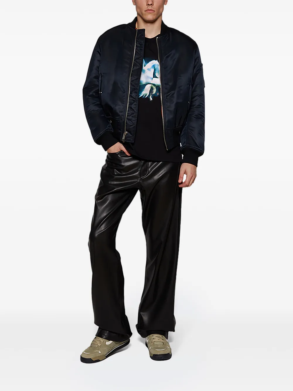 MISBHV Horses T-shirt - Zwart