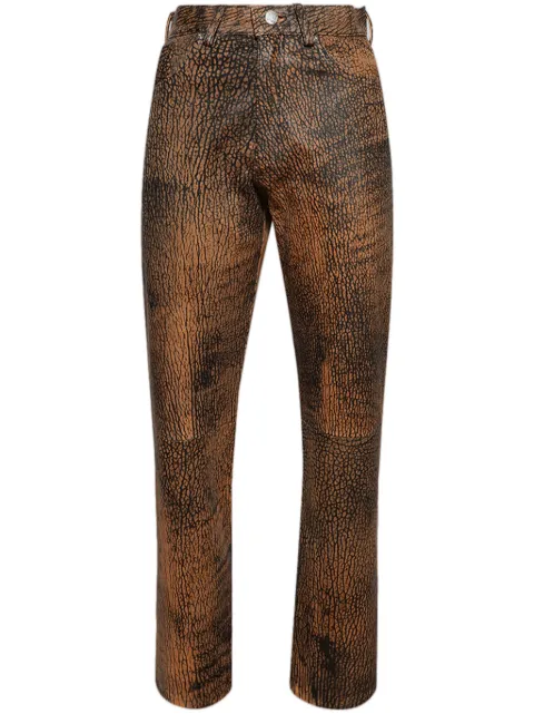MISBHV Safari leather trousers 