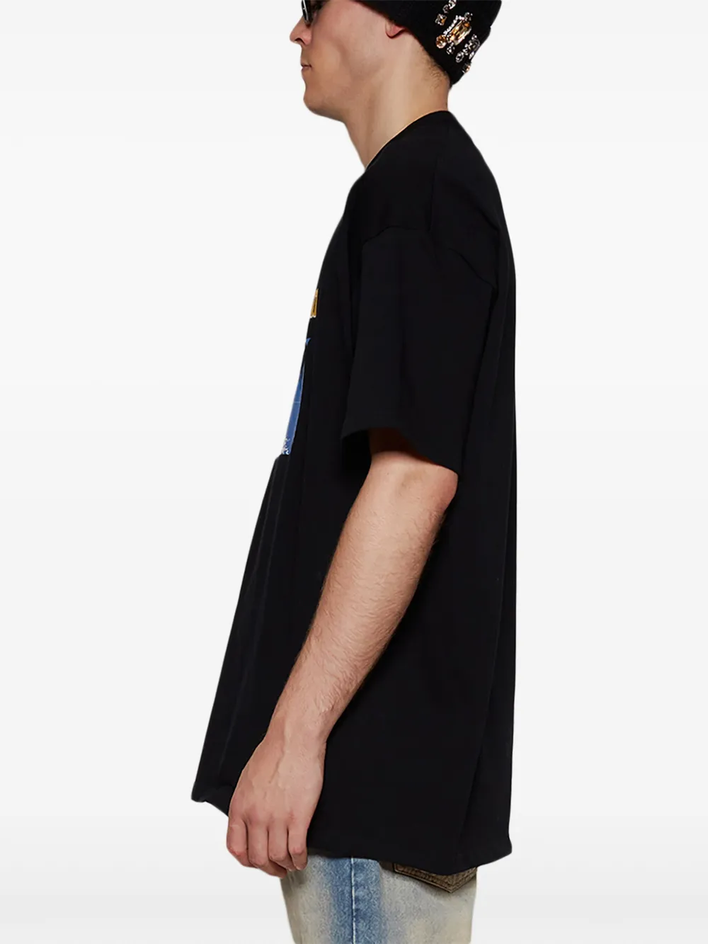 BLUE SKY INN Ansichtkaart T-shirt Zwart