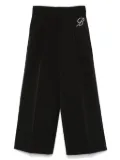 Miss Blumarine rhinestone-embellished trousers - Black