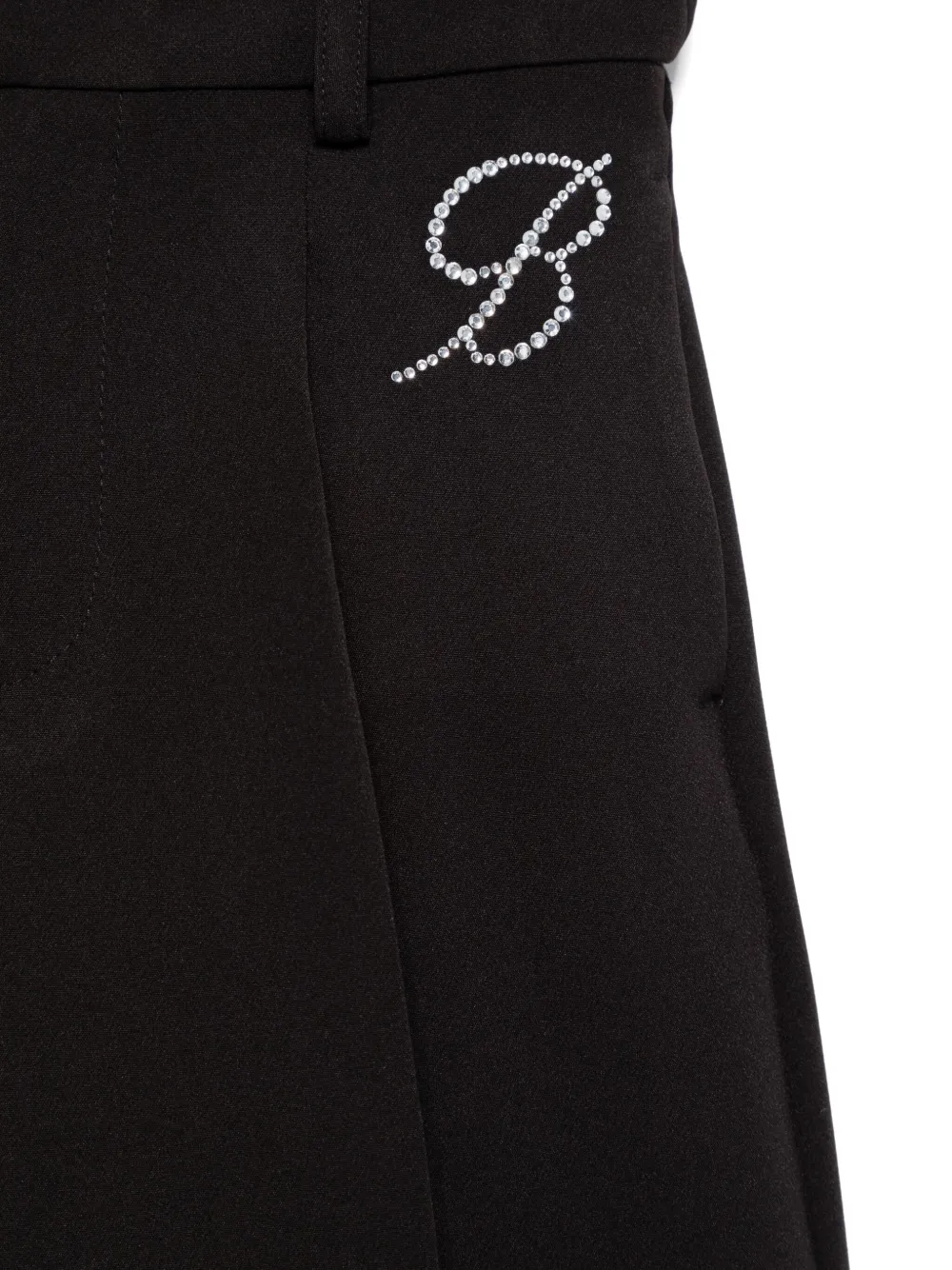 Miss Blumarine Broek verfraaid met stras Zwart