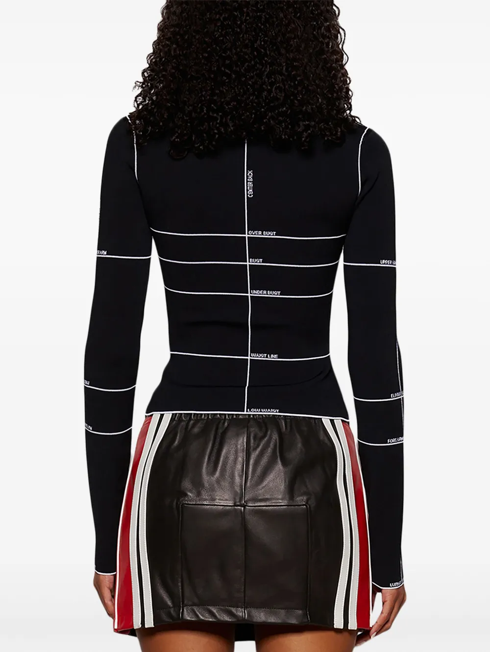 Vetements Knitted Top In Black