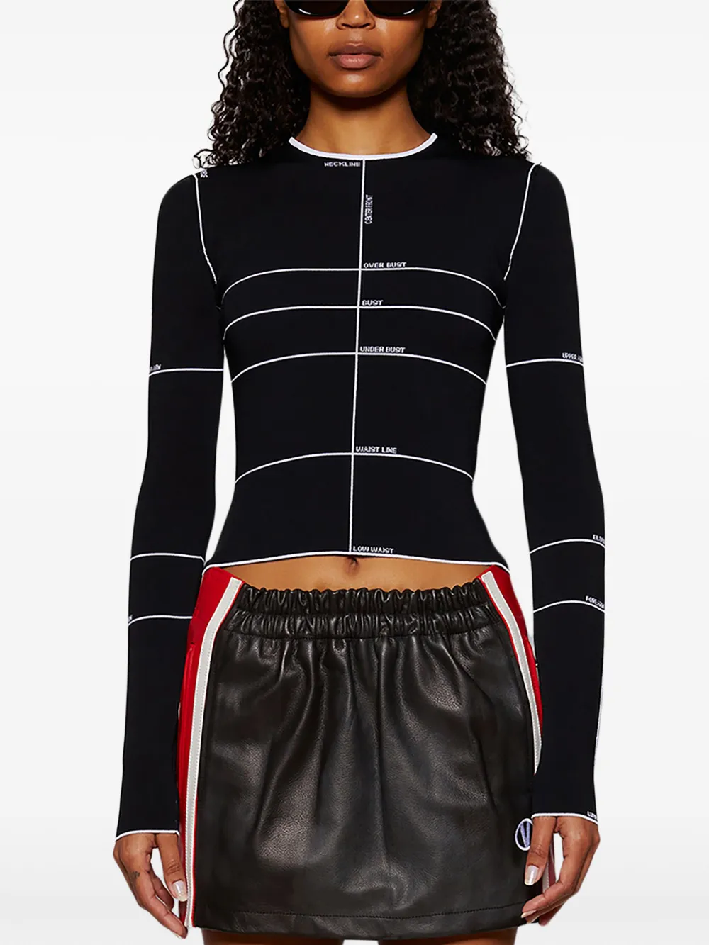 Vetements Knitted Top In Black