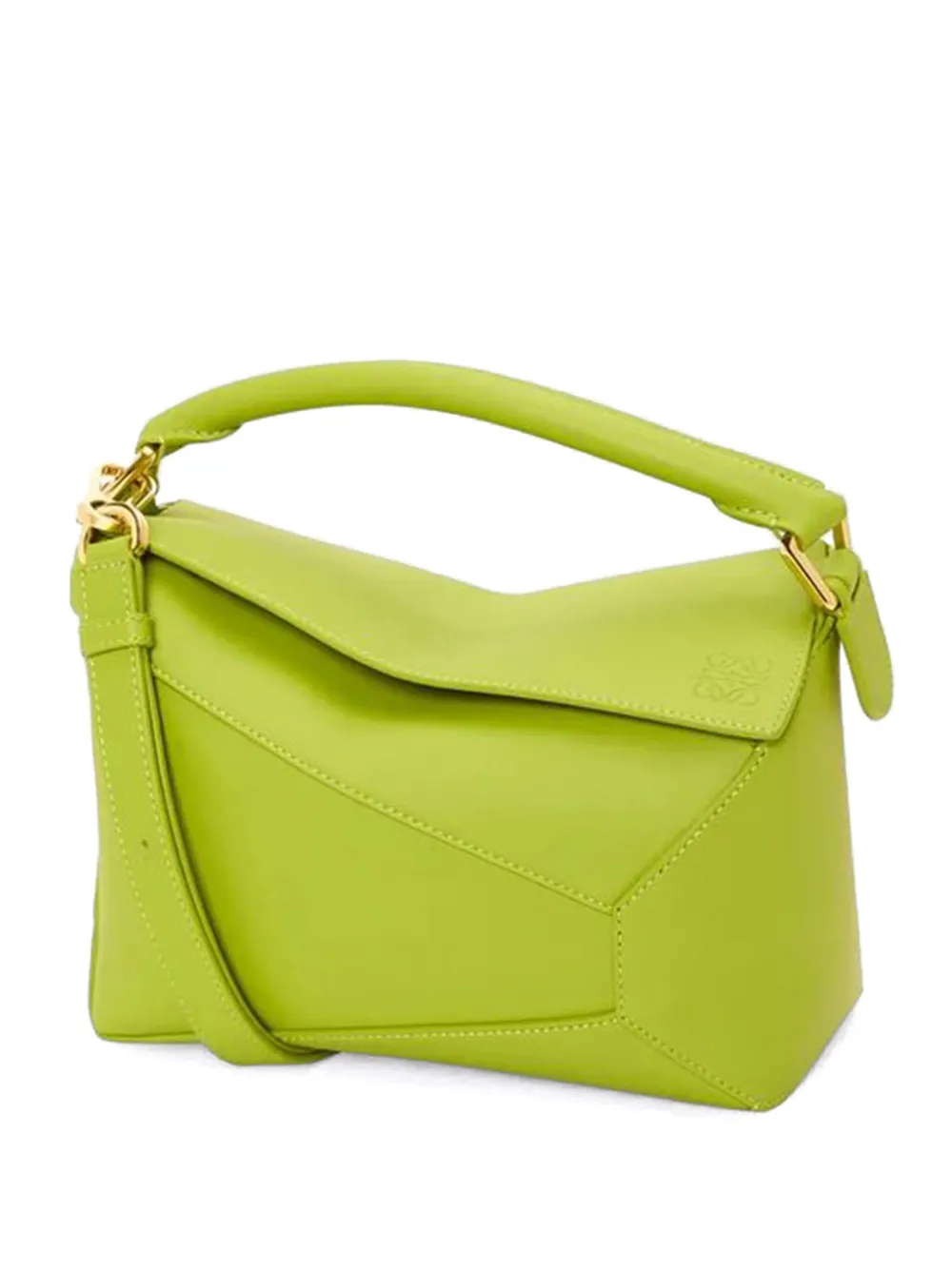 LOEWE Borsa a tracolla Puzzle piccola - Verde