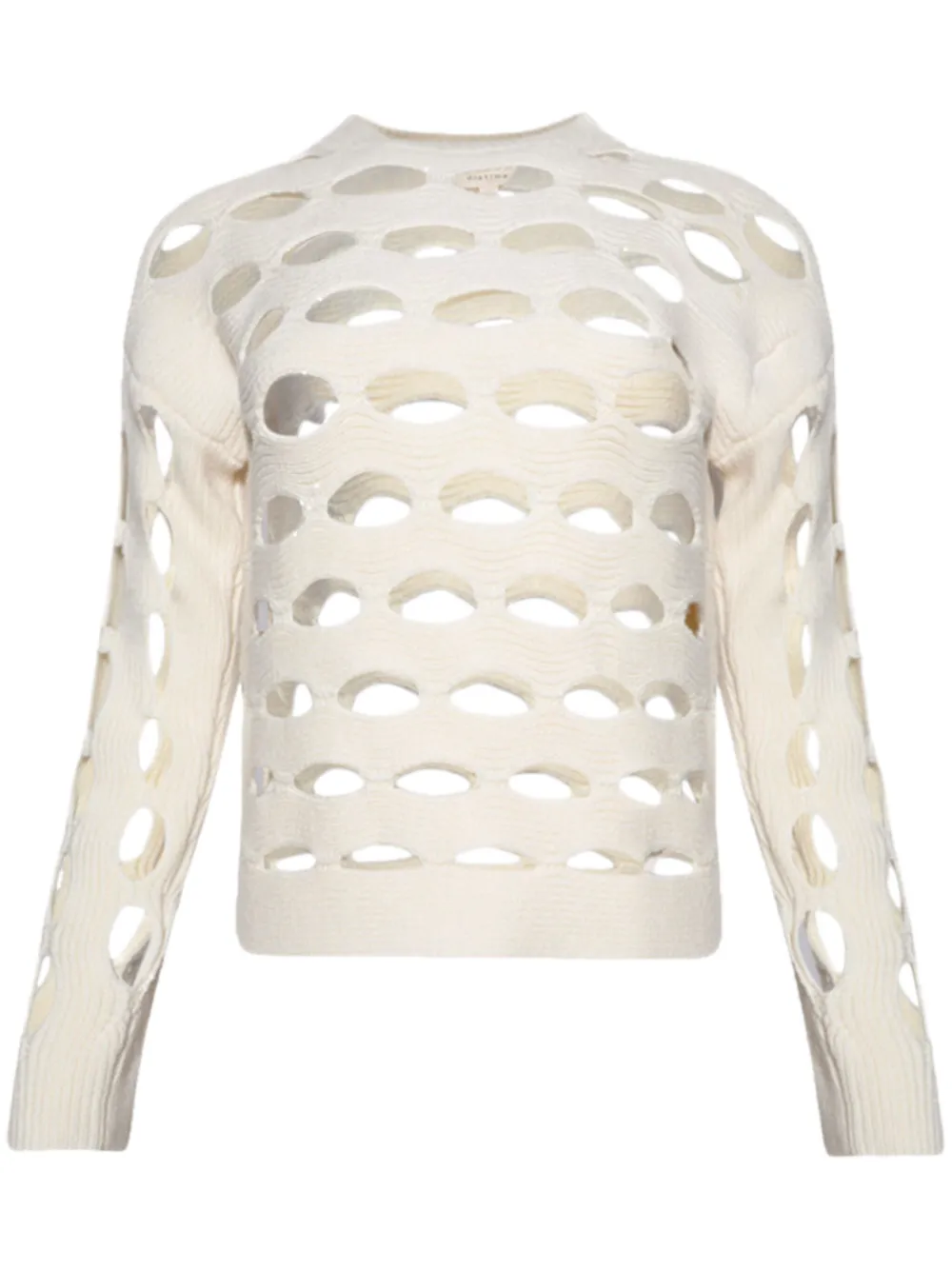 diotima Galina オープンニット セーター - ホワイト