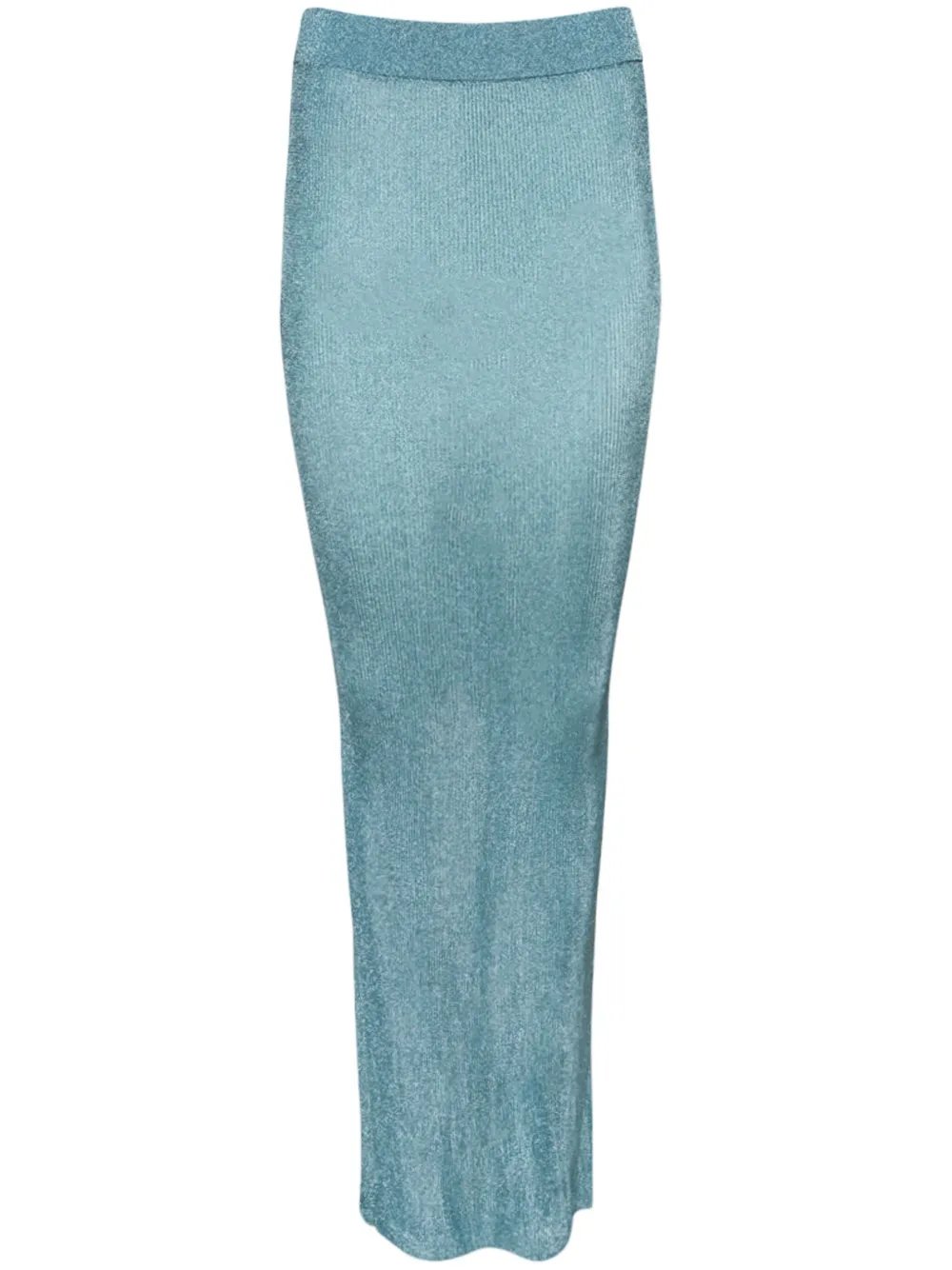 Laquan Smith Knitted Skirt In Blue