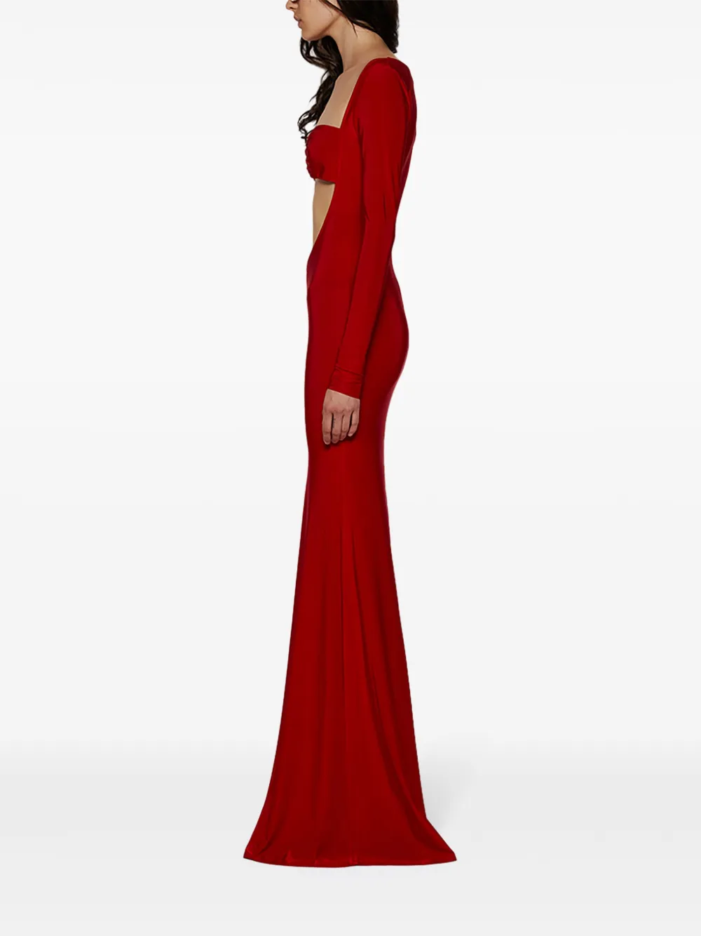 The New Arrivals Ilkyaz Ozel Lilaea jurk Rood