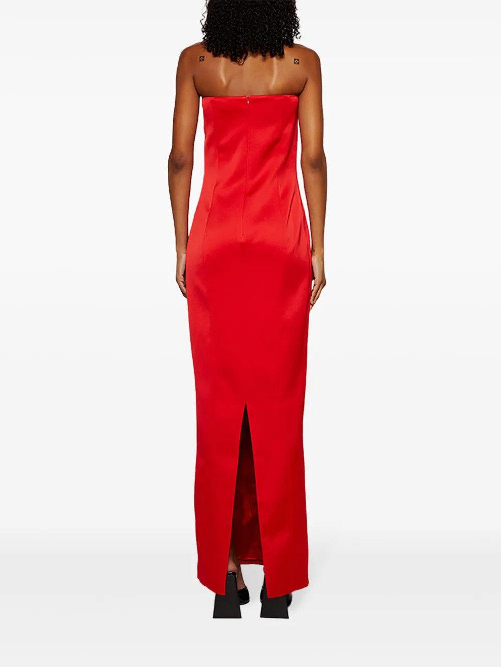 The New Arrivals Ilkyaz Ozel Rochelle jurk Rood