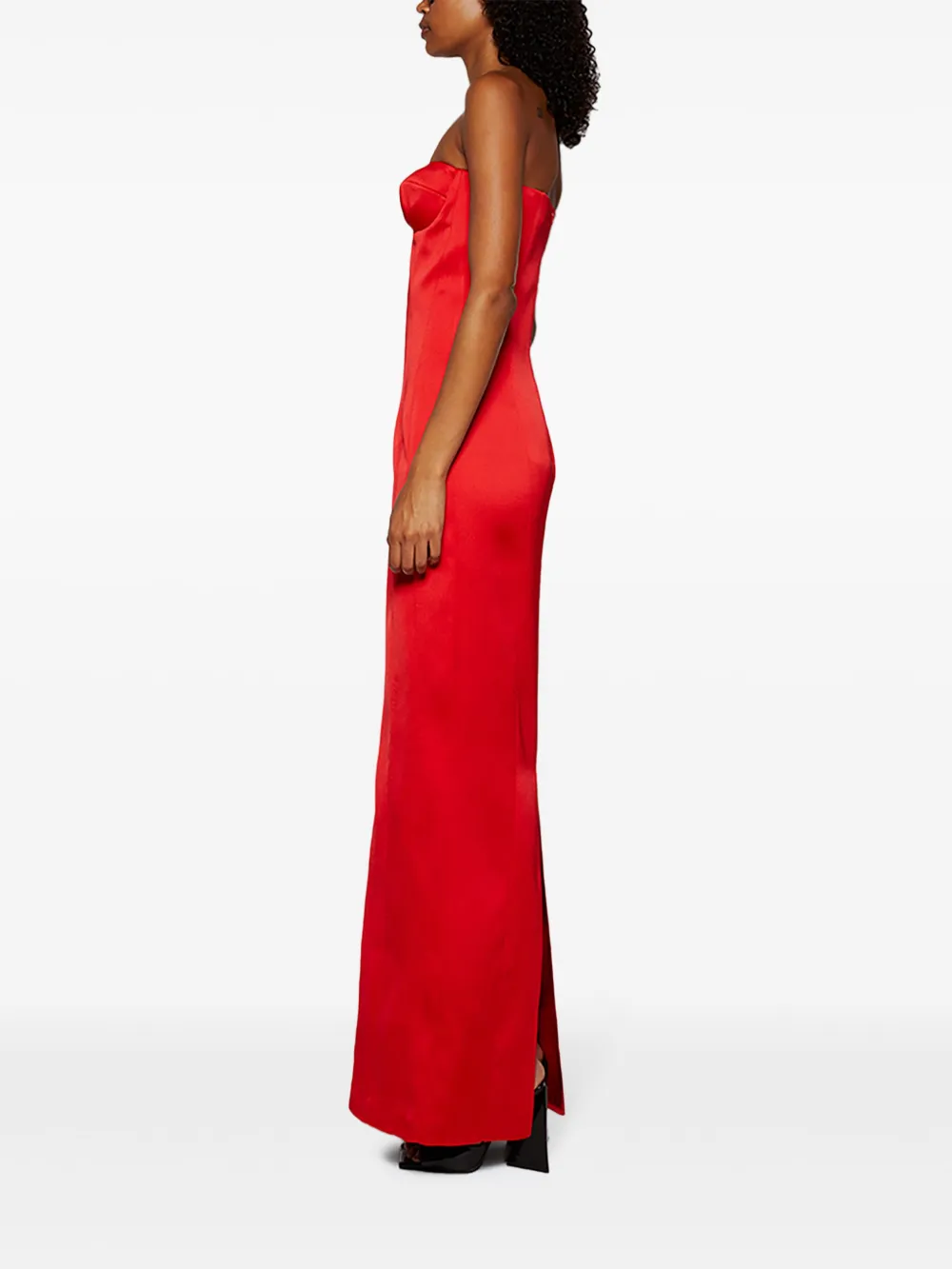 The New Arrivals Ilkyaz Ozel Rochelle jurk Rood