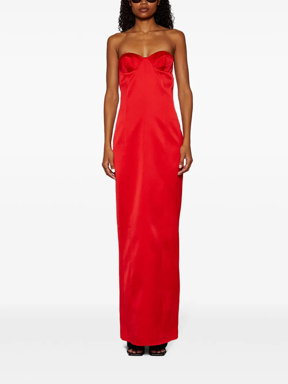 The New Arrivals Ilkyaz Ozel Rochelle jurk Rood