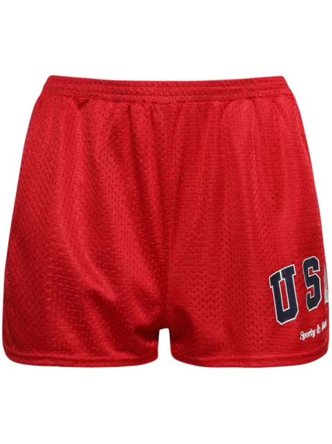 Sporty & Rich USA mesh shorts