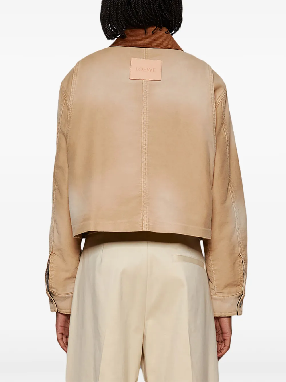 LOEWE Katoenen bomberjack Beige