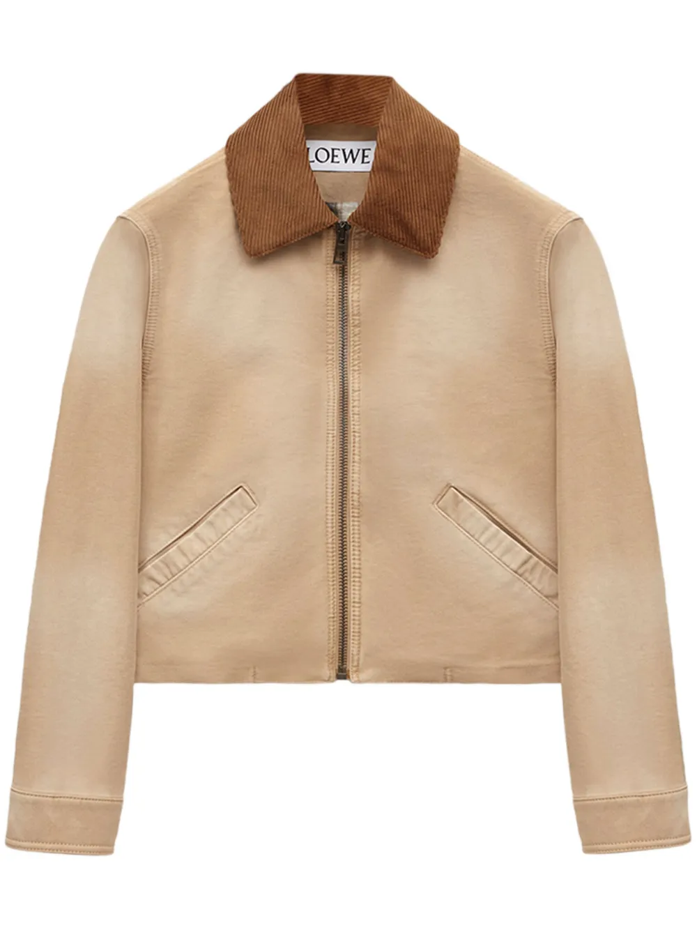 LOEWE Katoenen bomberjack Beige