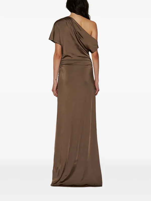 tove backless maxi dress Ramy Brook Tove Cutout Maxi Dress in Coral