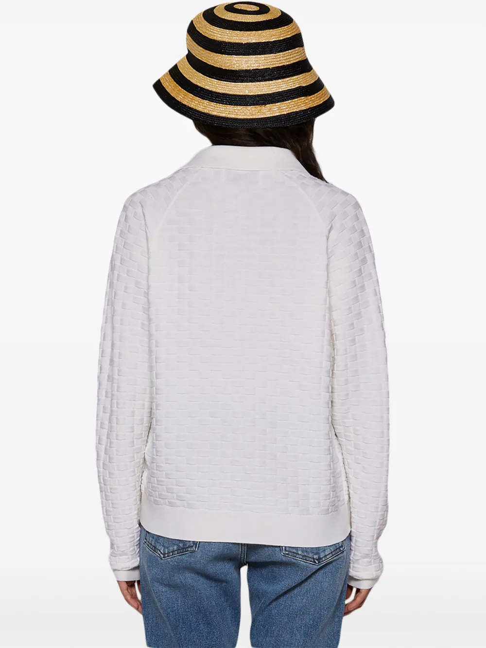 Tove Juniper Pullover In White