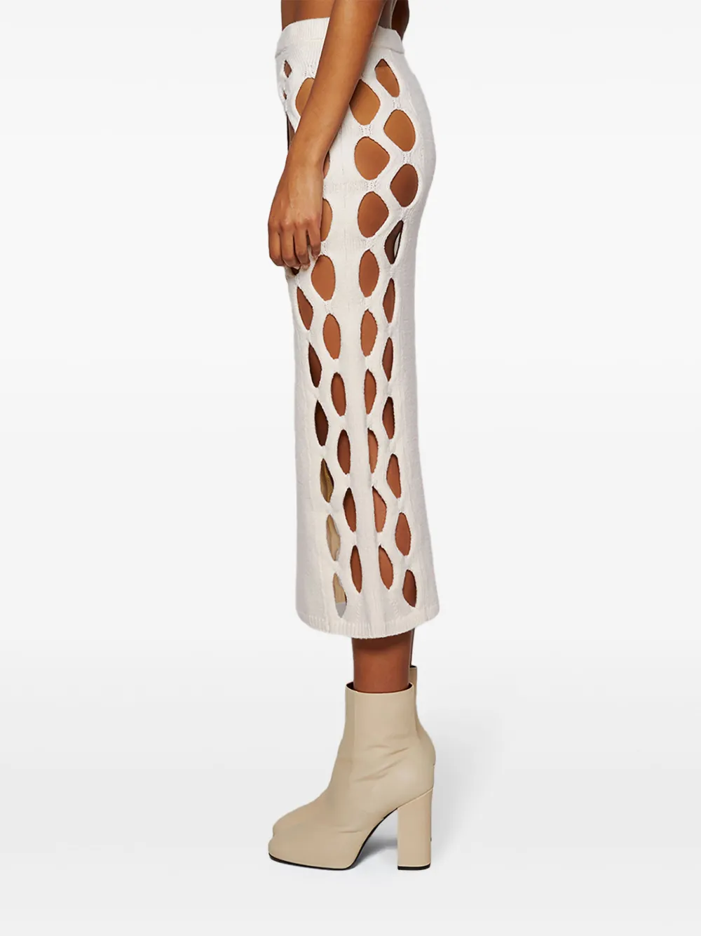 Diotima Steer Skirt In White