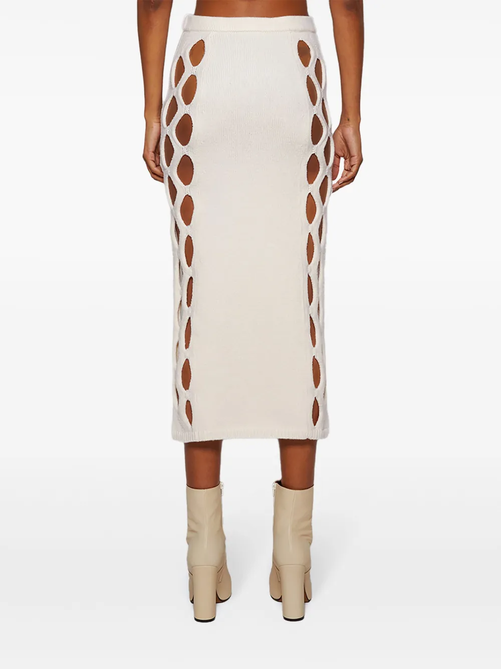 Diotima Steer Skirt In White