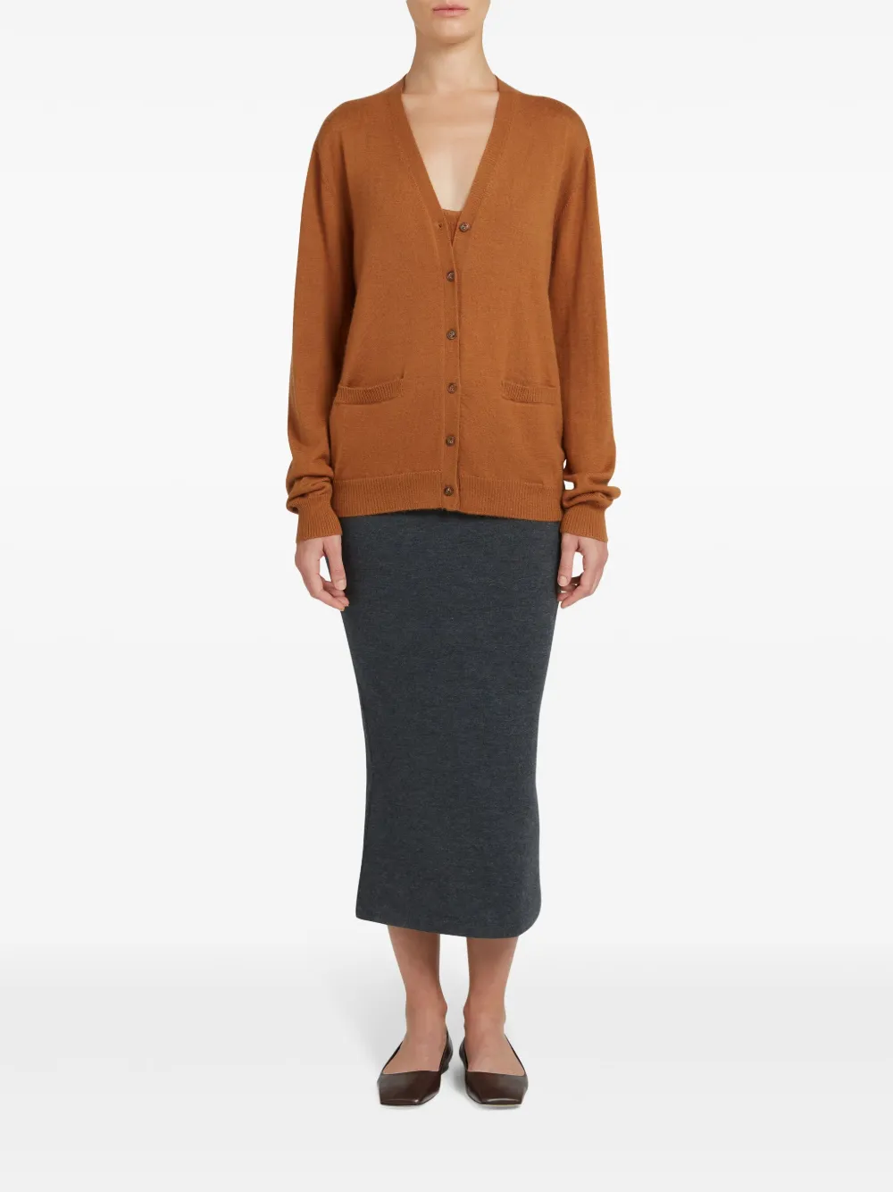 Cashmere In Love Quinn cardigan - Bruin