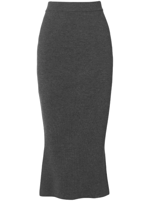 Cashmere In Love ニット マーメイドスカート | グレー | FARFETCH JP