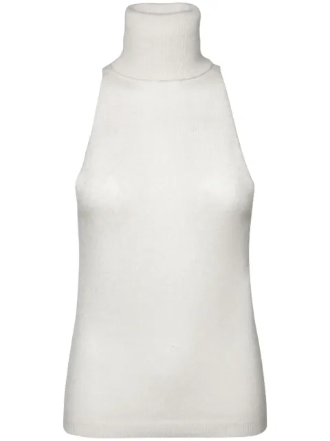 Cashmere In Love top de seda con cuello de tortuga