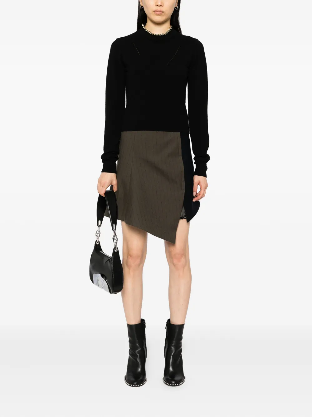 sacai striped skirt | Asymmetric & Draped Skirts | Image 2