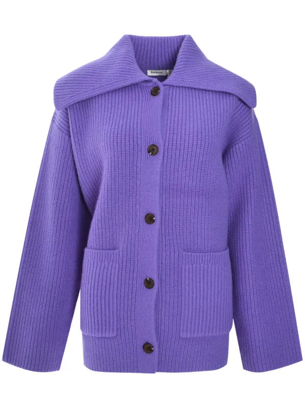 Simkhai Hollie Cardigan in Purple