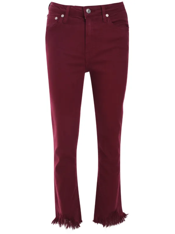 Simkhai River Straight Trousers in Red