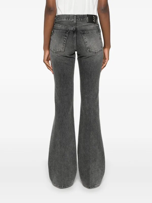 デニム・ジーパン HAIKURE FLORA FLARED JEANS IN DENIM Haikure Flora Flared Jeans | Black | FARFETCH PL