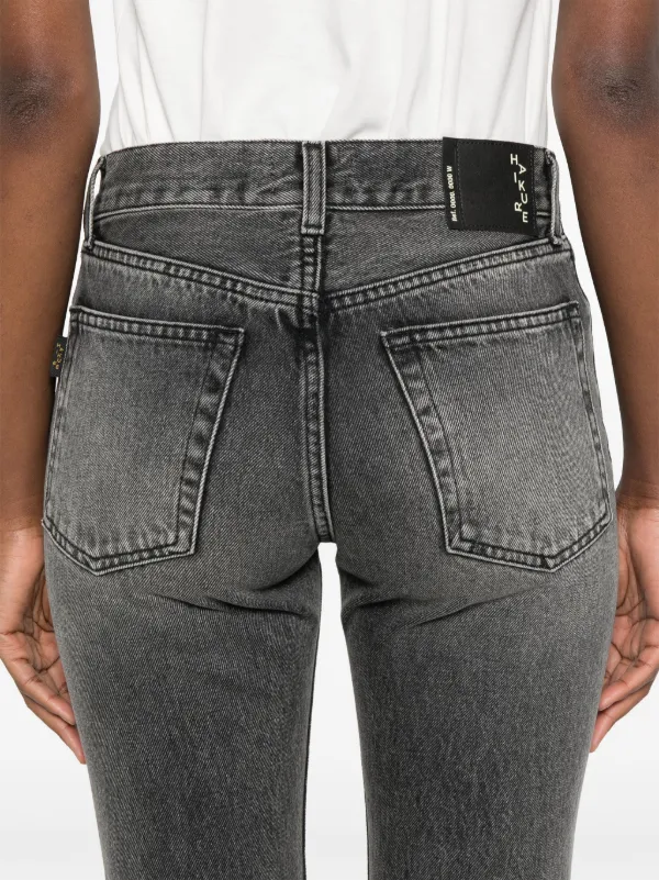 ボトムスその他 HAIKURE Flora black washed jeans Haikure Flora Jeans | Black | FARFETCH